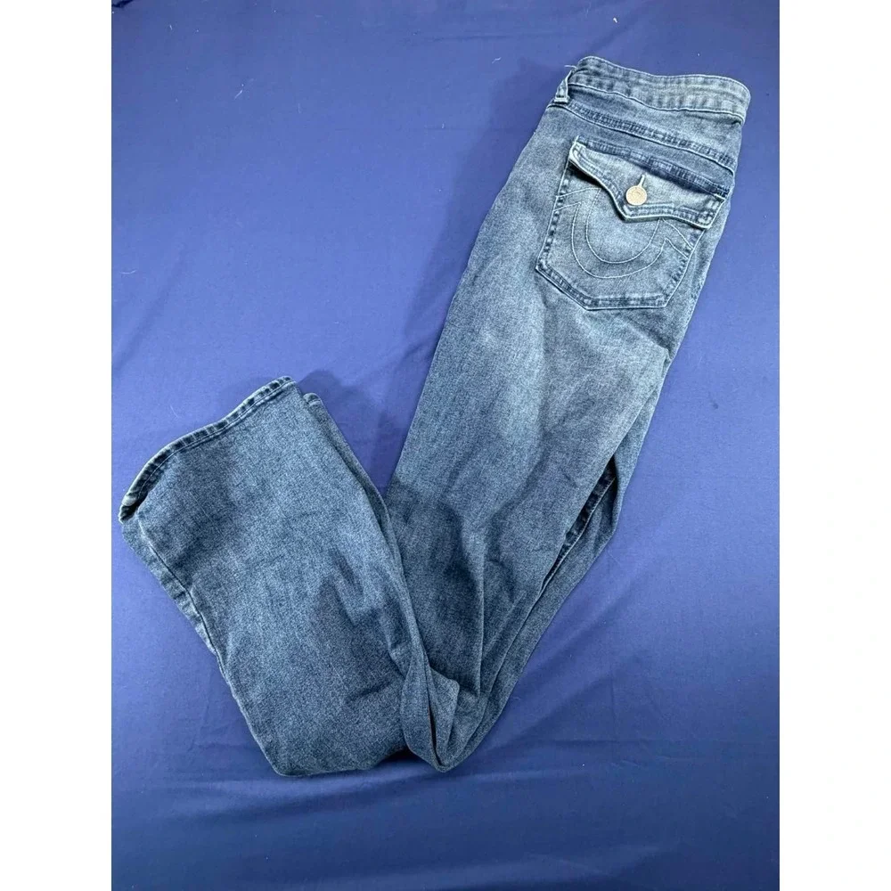 True Religon Billie Mid Rise Straight Jeans Denim Size 32 Men‎